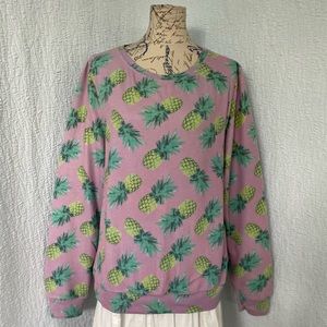WildFox Party Pineapple Lavender Sweatshirt